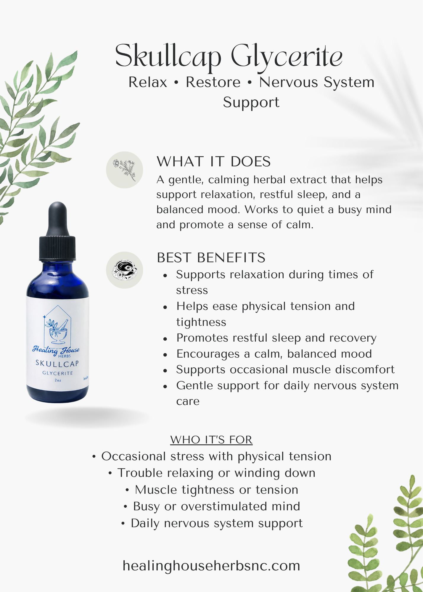Skullcap Glycerite