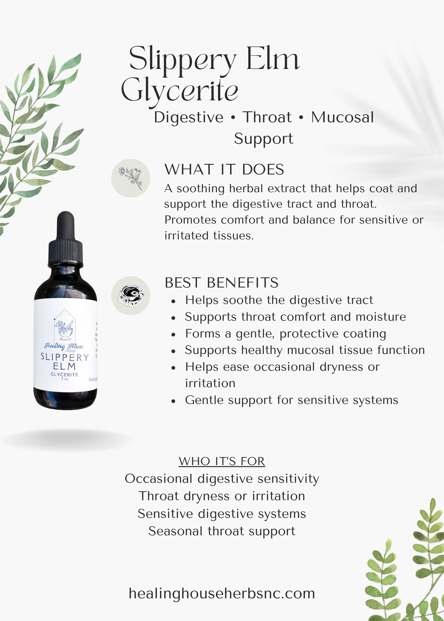 Slippery Elm Glycerite