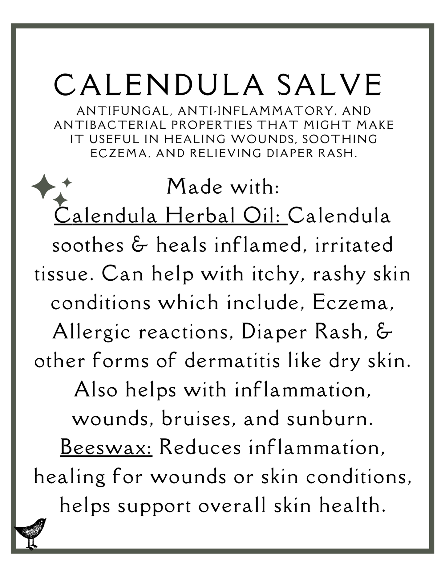 Calendula Salve