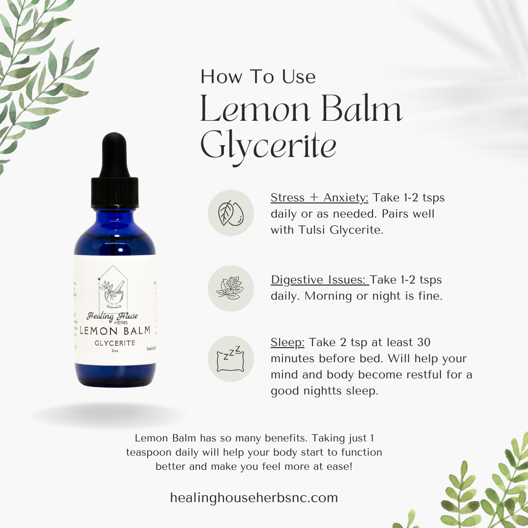 Lemon Balm Glycerite