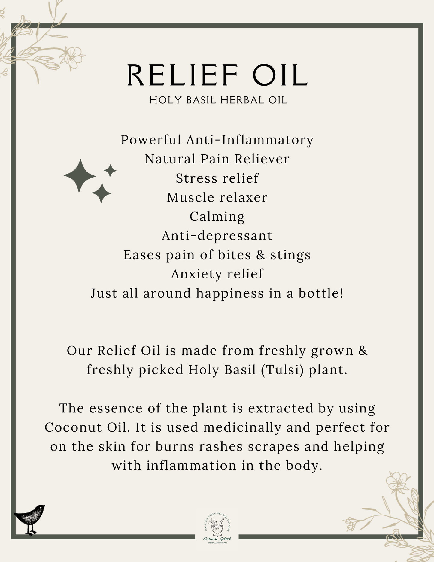 Relief Oil