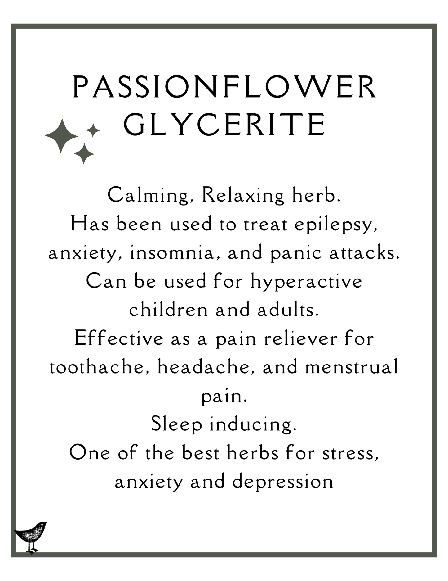 Passionflower Glycerite