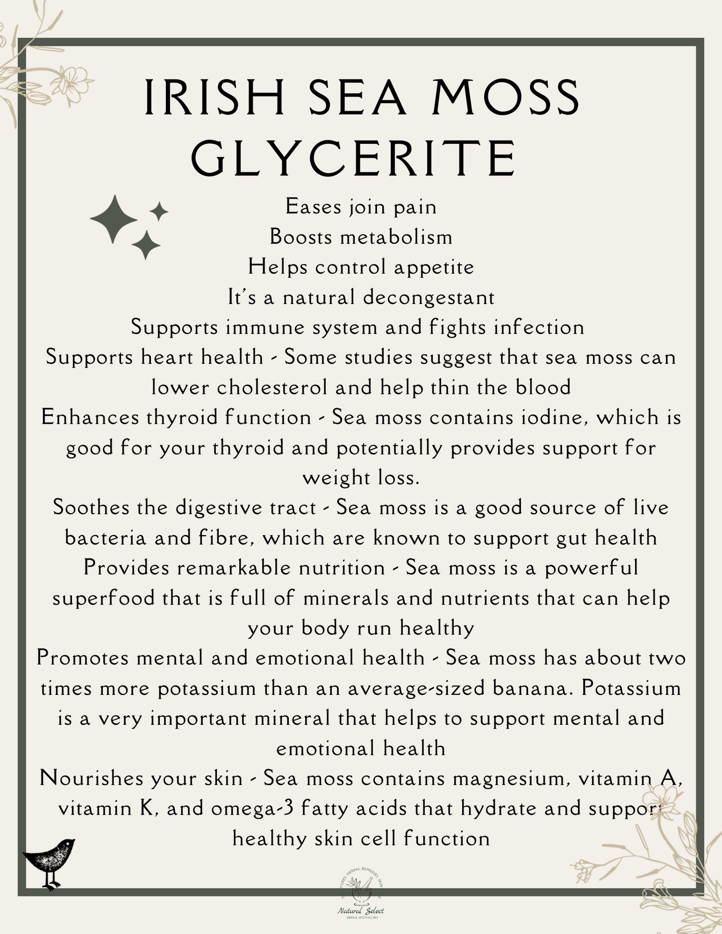 Irish Sea Moss Glycerite