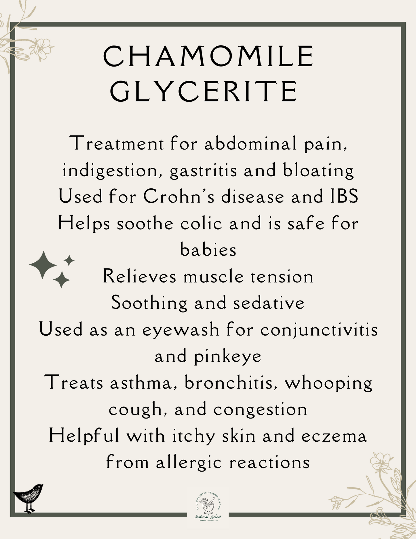 Chamomile Glycerite