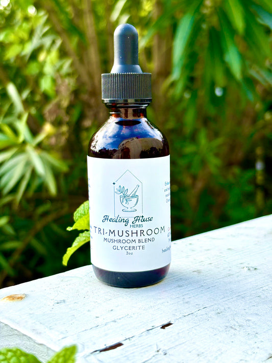 Tri-Mushroom Blend Glycerite