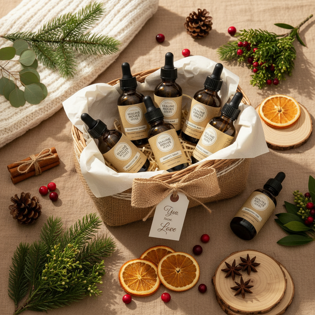 Winter Wellness Gift Set - Holiday Gift Presentation