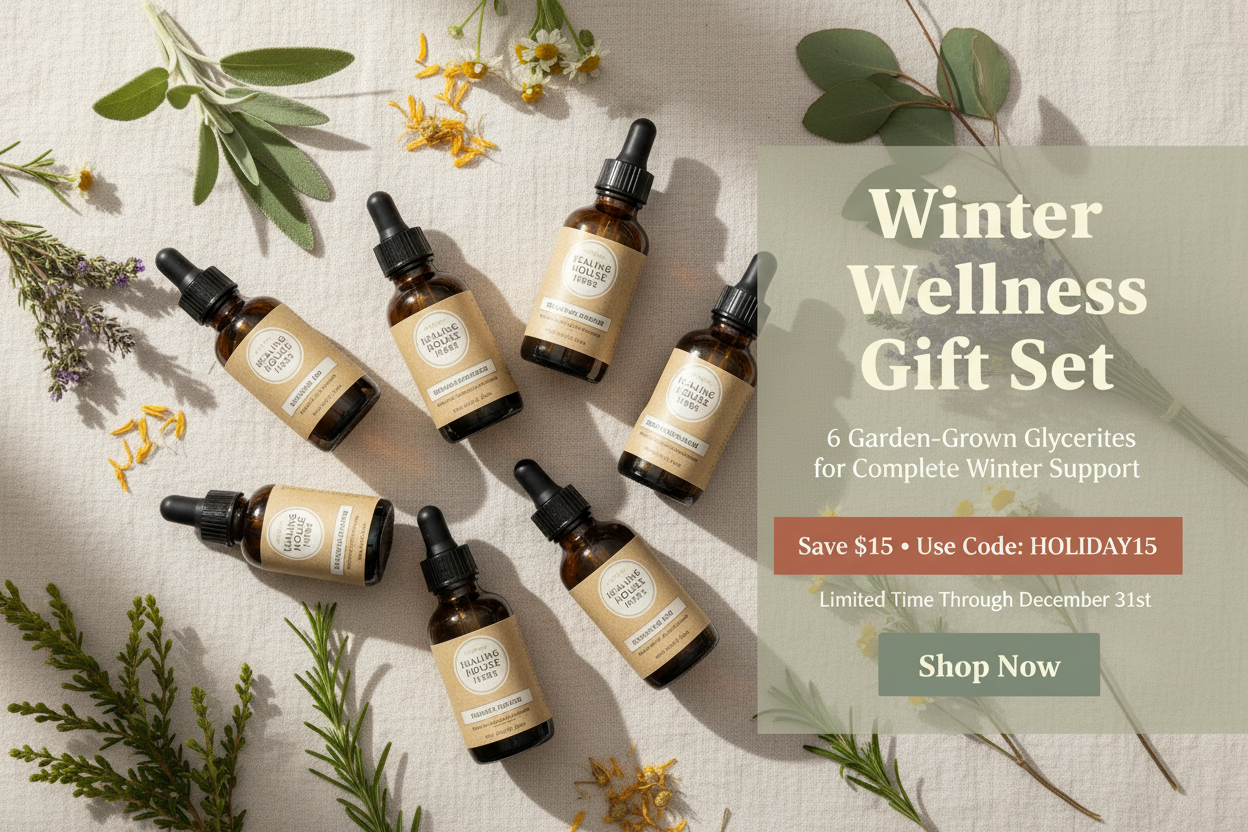 Winter Wellness Gift Set Homepage Banner with Text